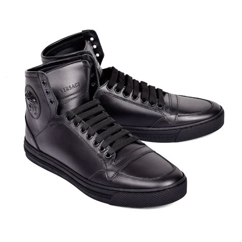 versace high tops leather|gianni Versace athletic sneakers.